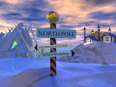 north pole background realistic