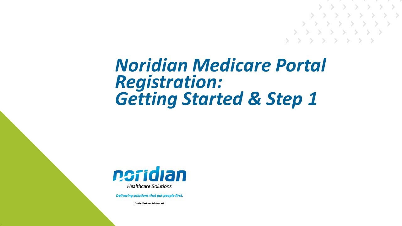noridian provider portal