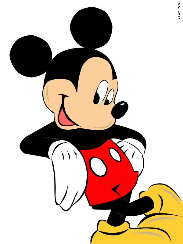 mickey mouse vector image