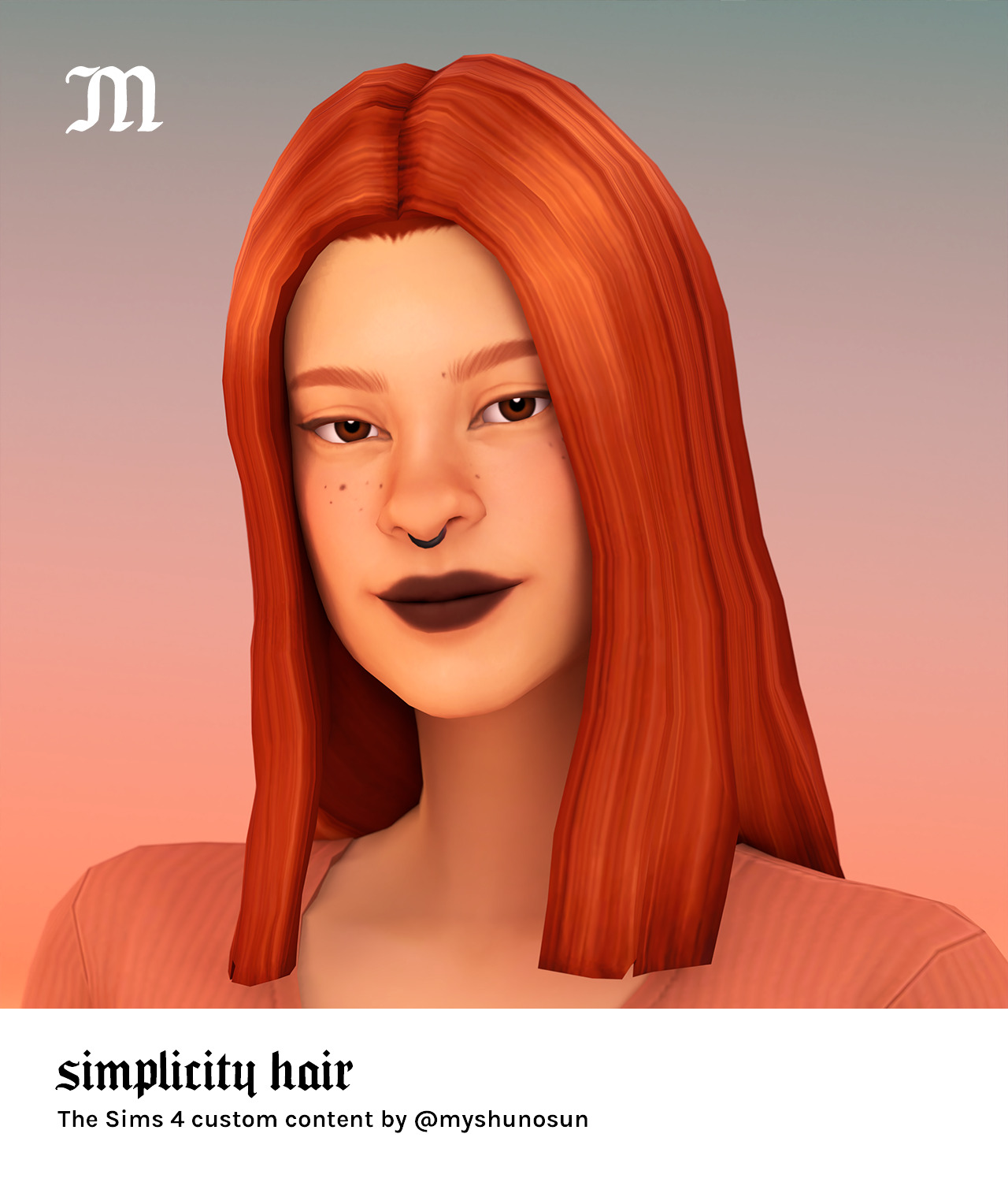 sims 4 hair maxis match