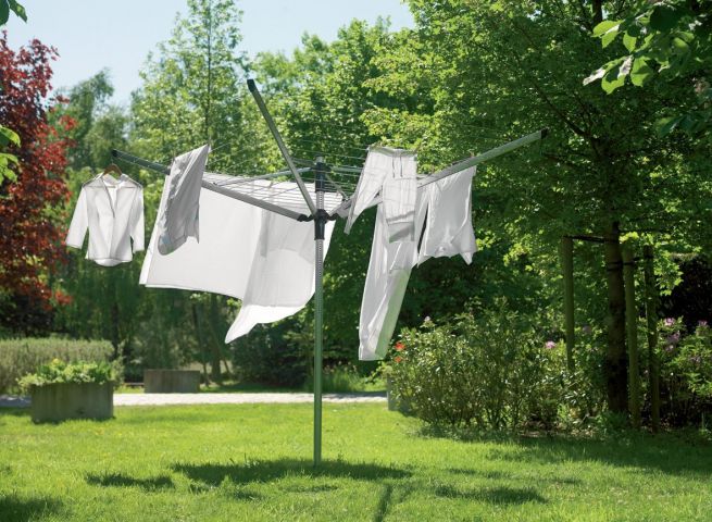 brabantia 50m lift-o-matic washing line with ground spike