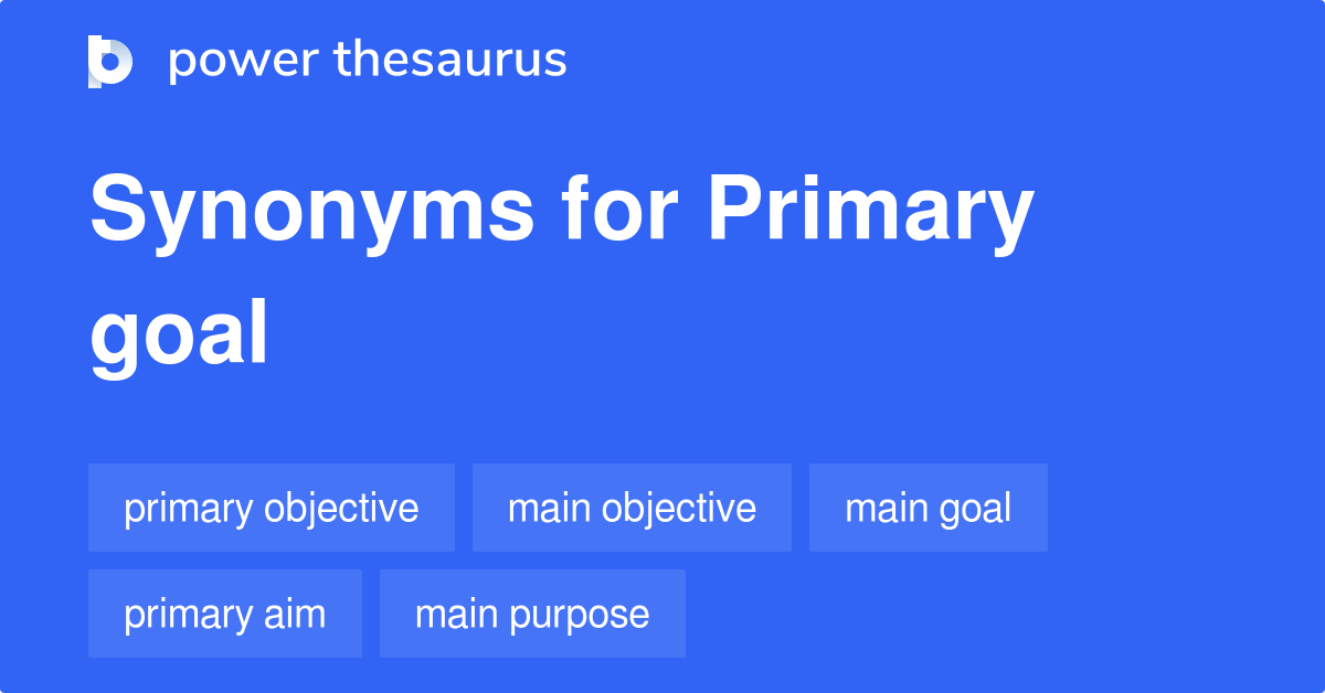 goal synonyms