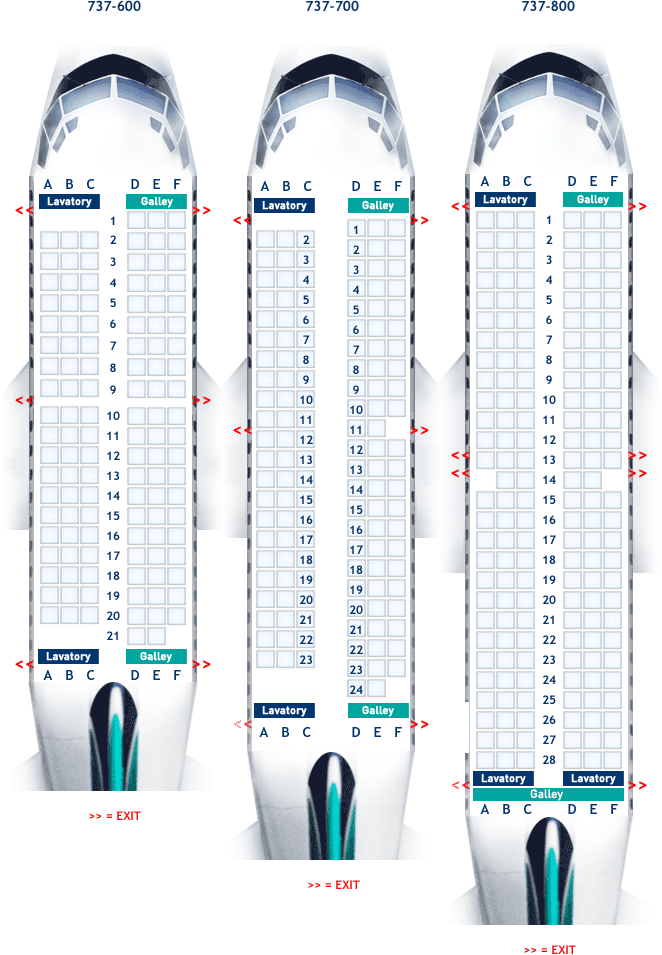 westjet seating chart 737-800