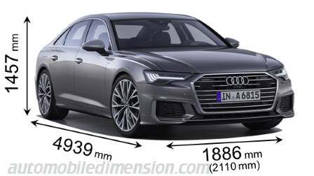 length of an audi a6