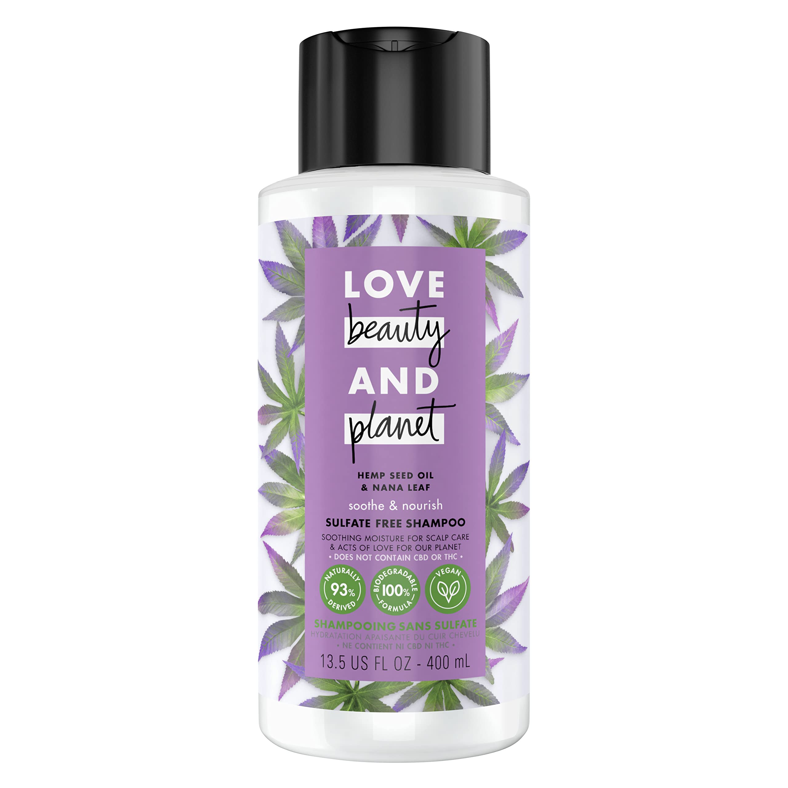 love beauty & planet shampoo