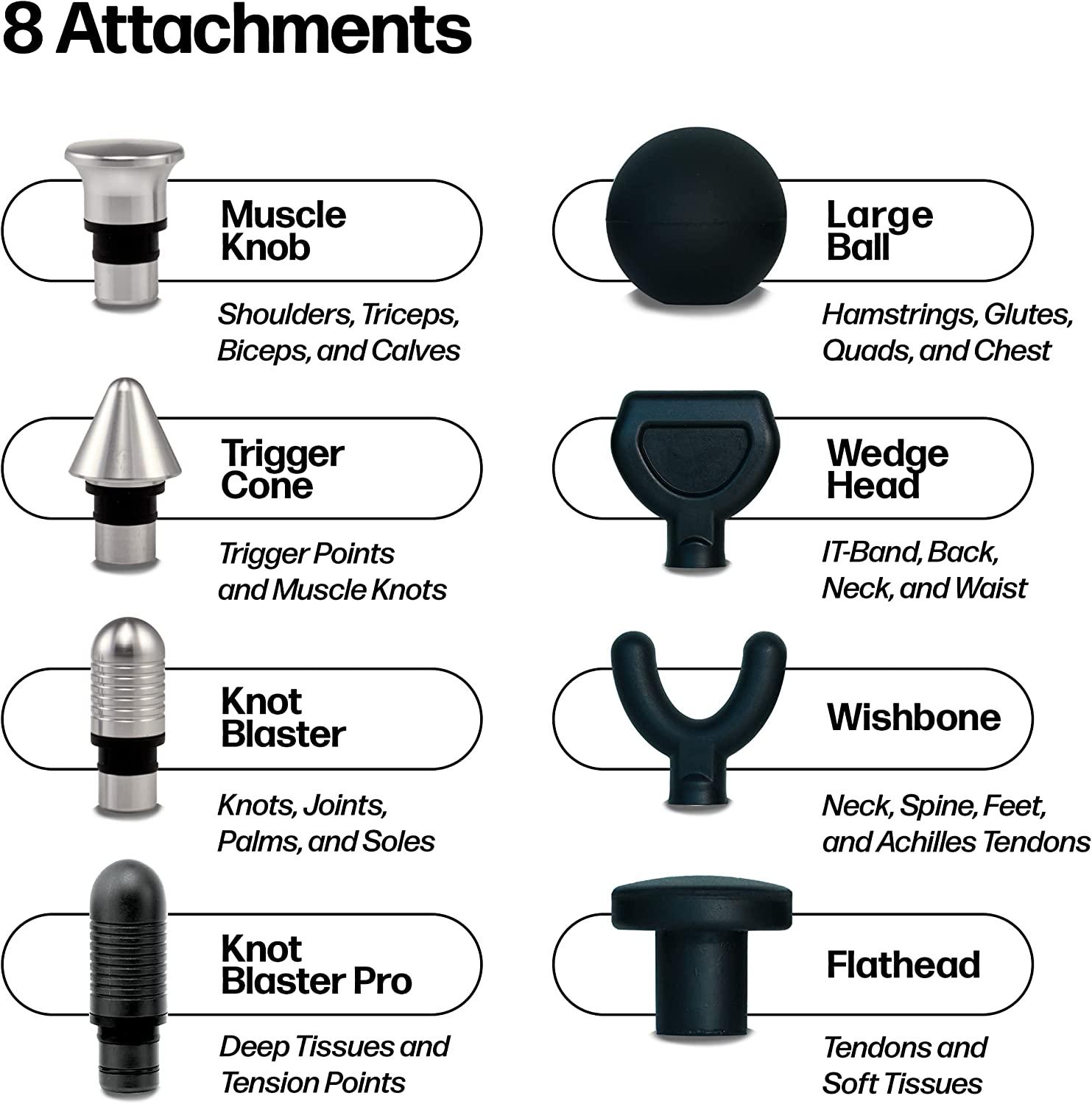 massage gun attachments for adults