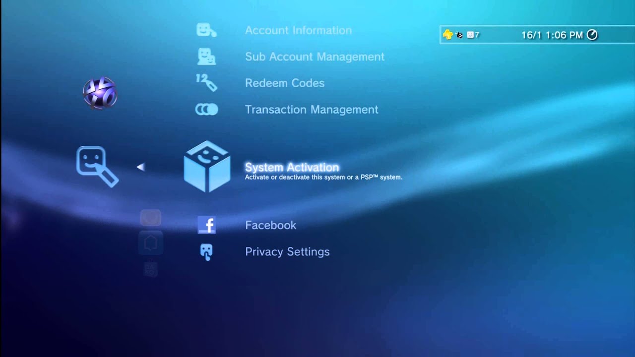 ps3 activation