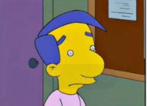 milhouse without glasses