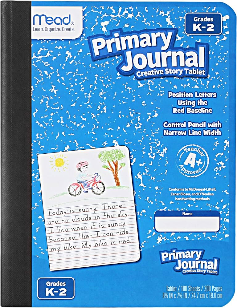 primary composition notebook