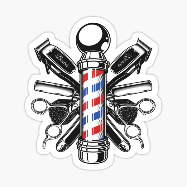 stickers barber shop