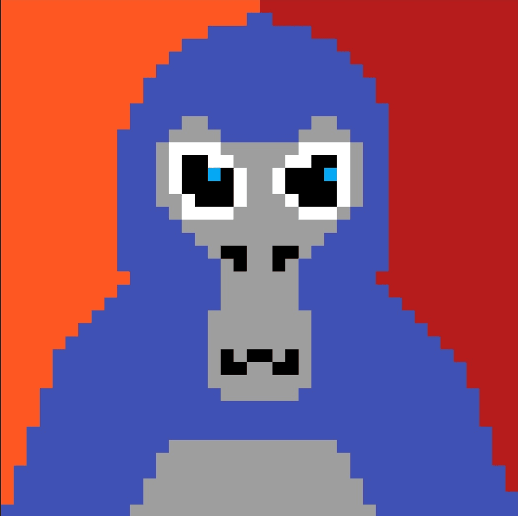 blue gorilla tag monkey