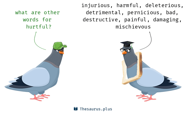 hurtful thesaurus