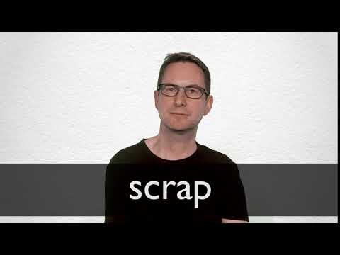scrap synonyms in english