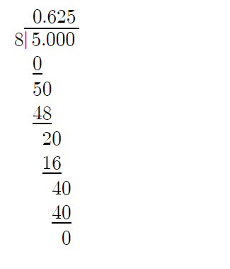 8 5/8 as a decimal