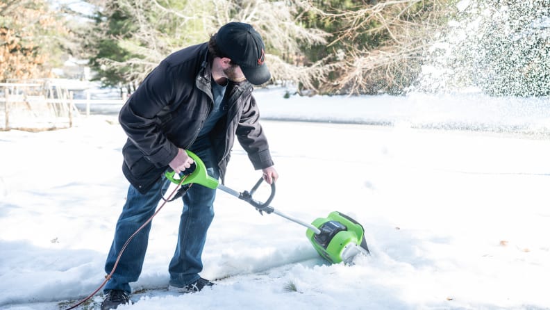 cordless power snow shovel