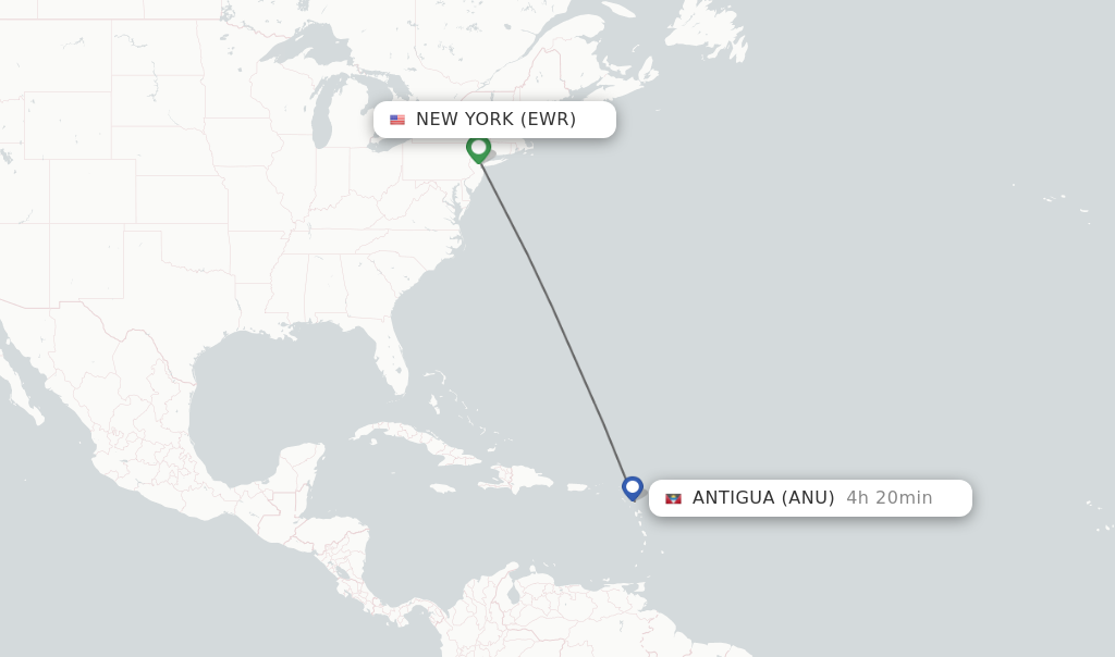 flights from newark to antigua