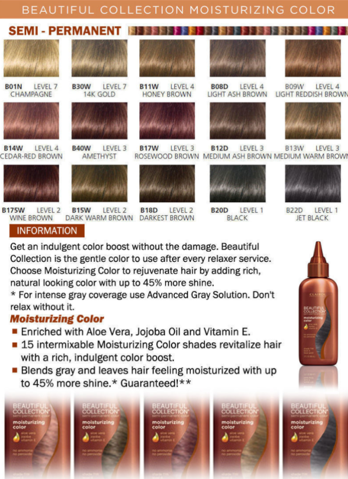 clairol semi permanent hair colour