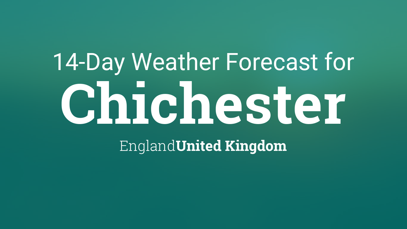 14 day weather forecast for chichester