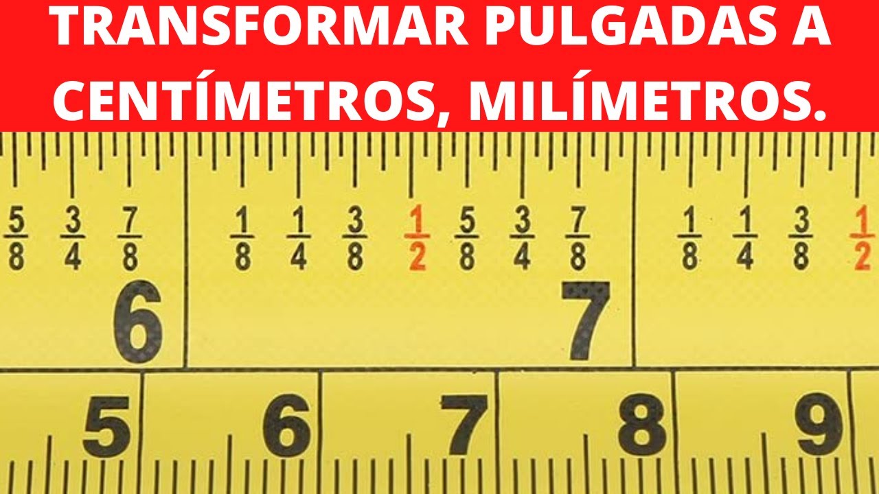 7 pulgadas a centimetros