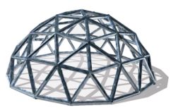 calculate geodesic dome