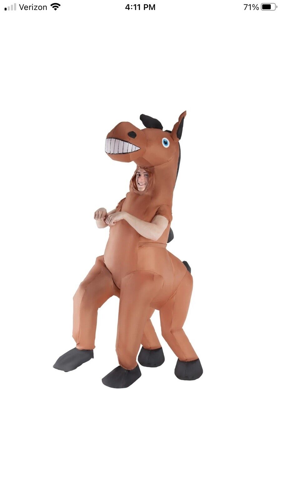 horse costume inflatable
