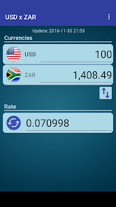 convert usd to rands