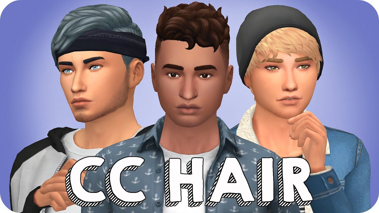 sims 4 mens hair cc