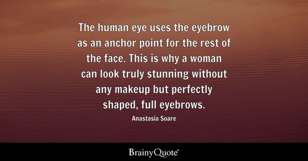 quotes for eyebrows