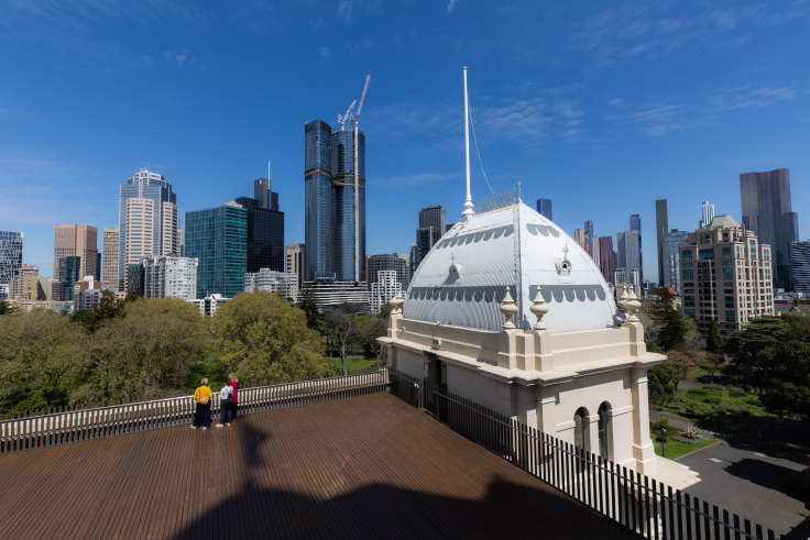 royal exhibition building rooftop