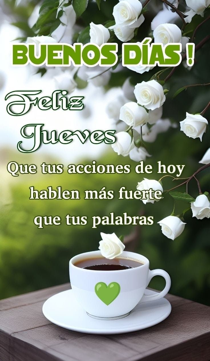 feliz jueves buenos días imágenes