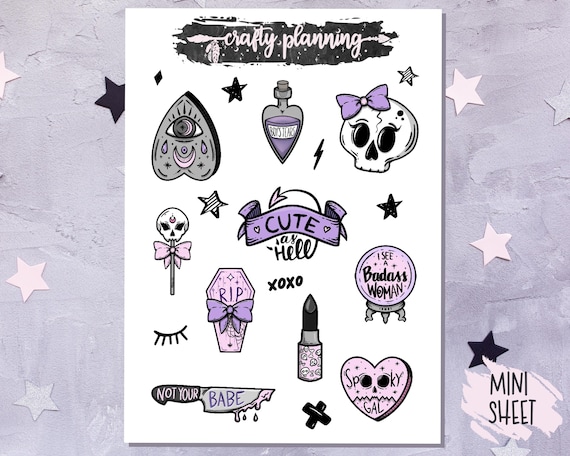 goth stickers