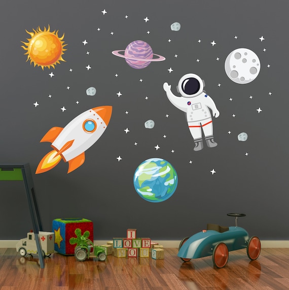 solar system wall stickers