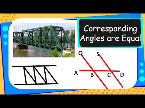 corresponding angles in real life