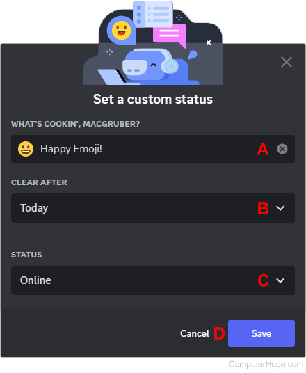 discord status