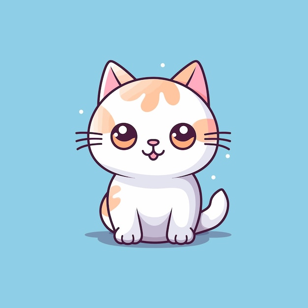 adorable cat cartoon