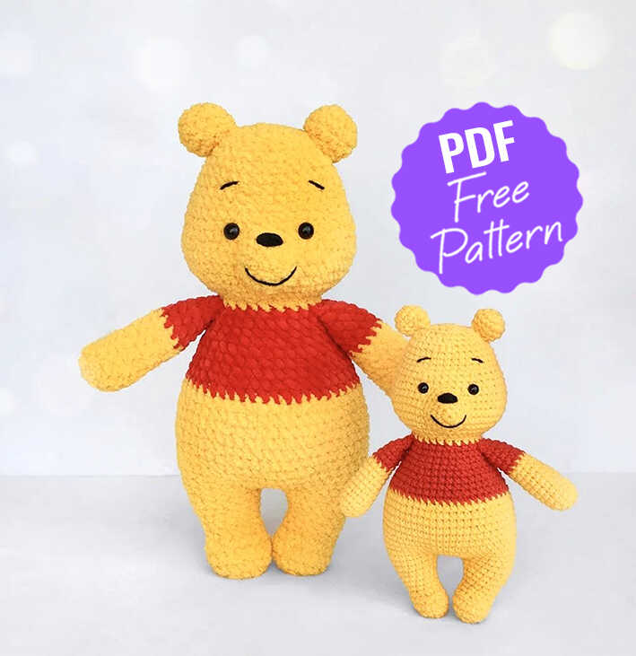 pooh crochet pattern