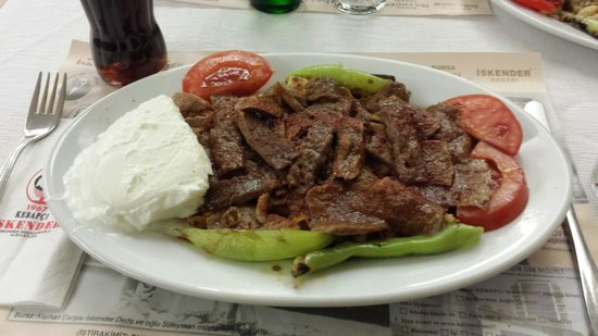 iskender iskenderoğlu menü