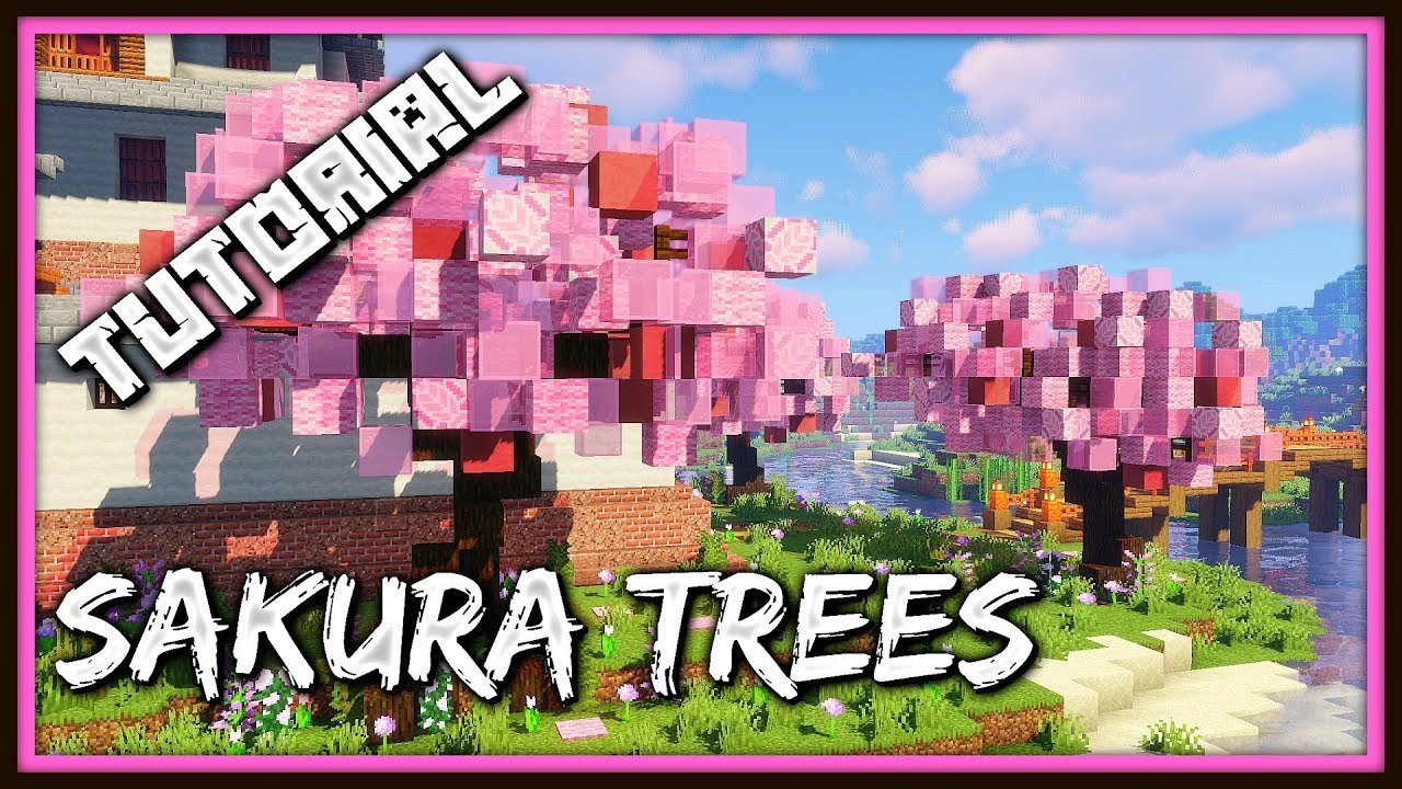 sakura trees minecraft