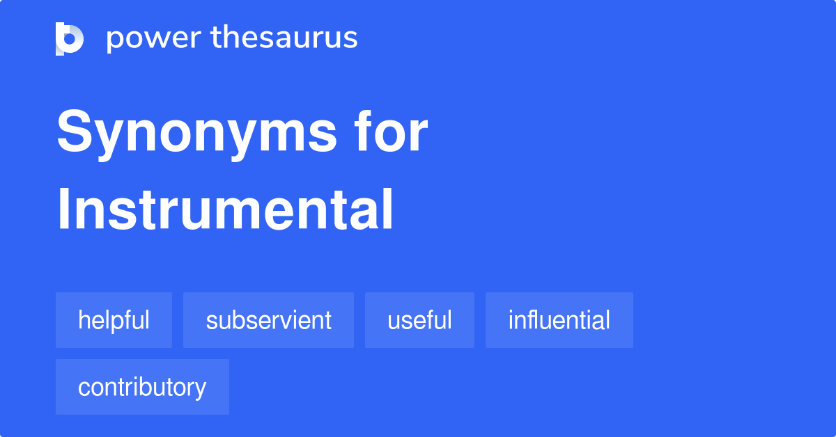 instrumental thesaurus