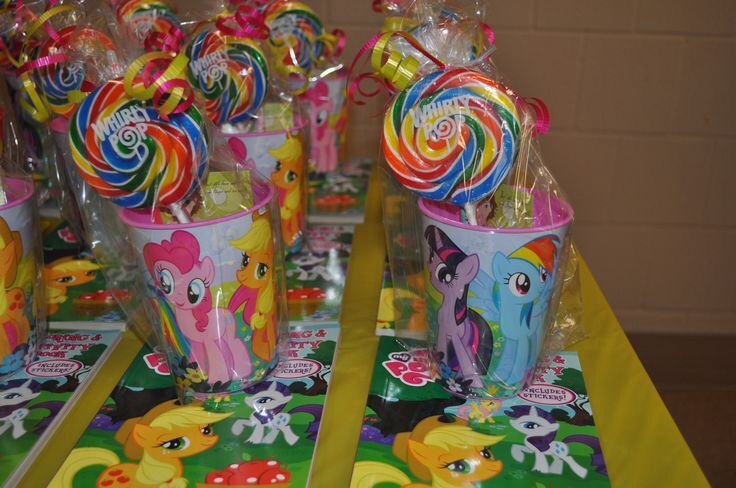 my little pony birthday party favors