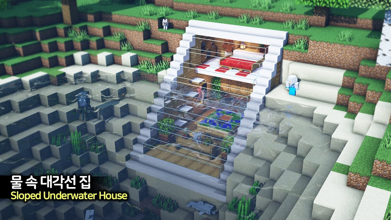 underwater house minecraft