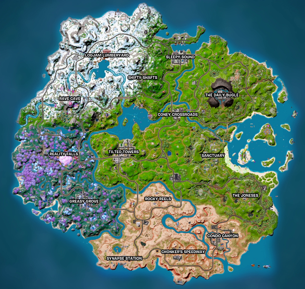 fortnite chapter 3 season 3 map