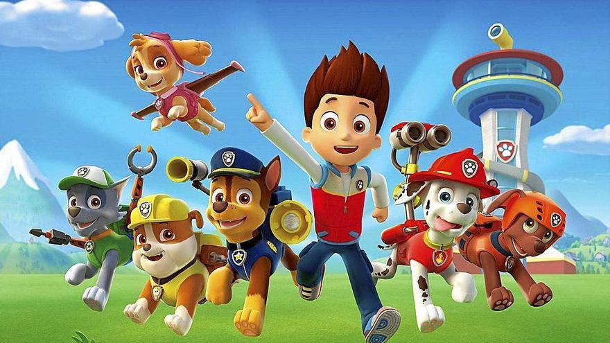 paw patrol dibujos animados