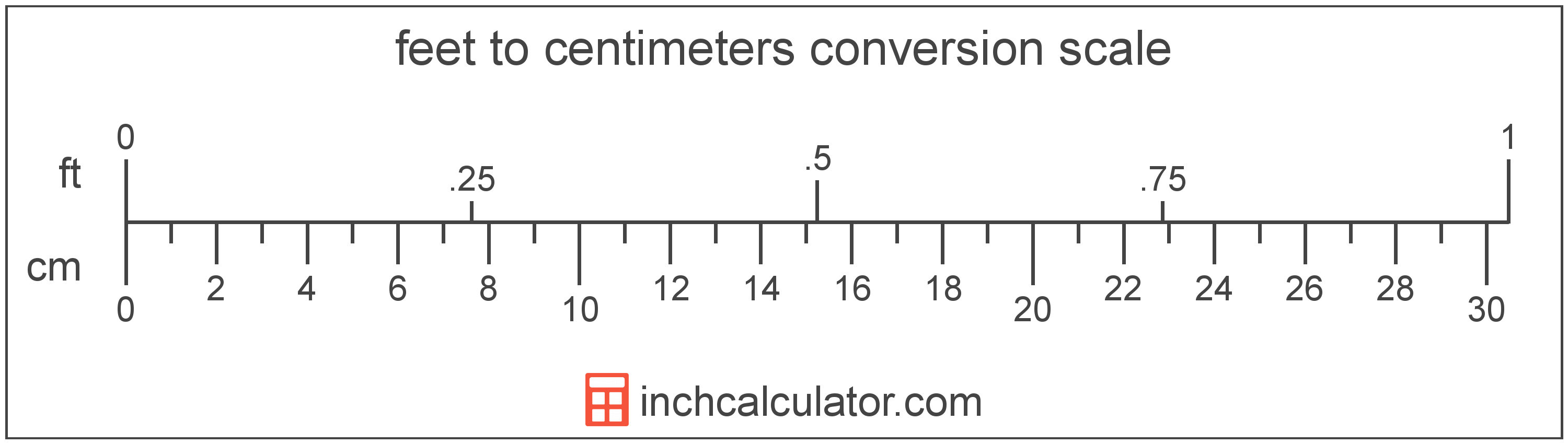 110 cm in feet and inches