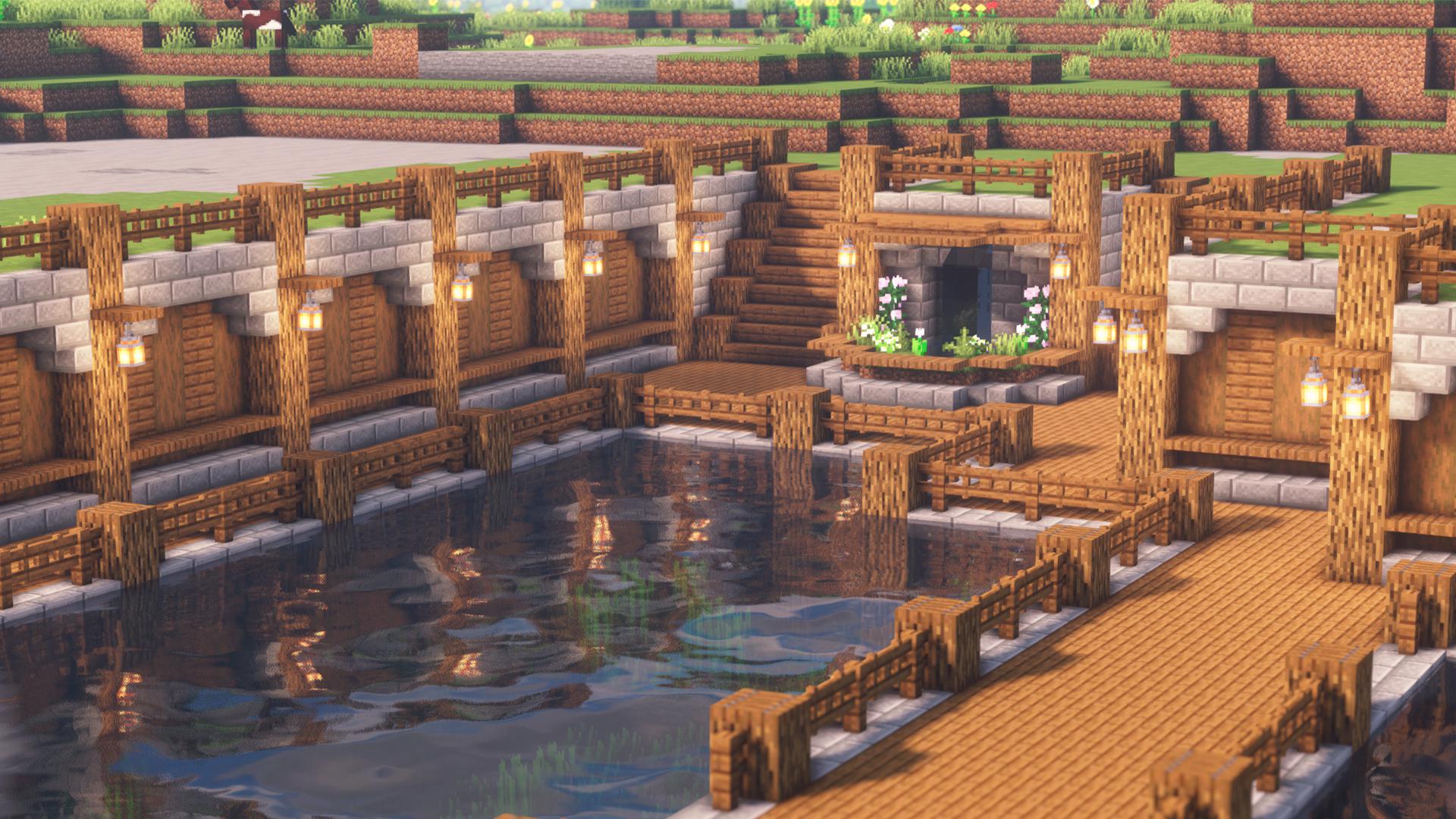 minecraft docks design