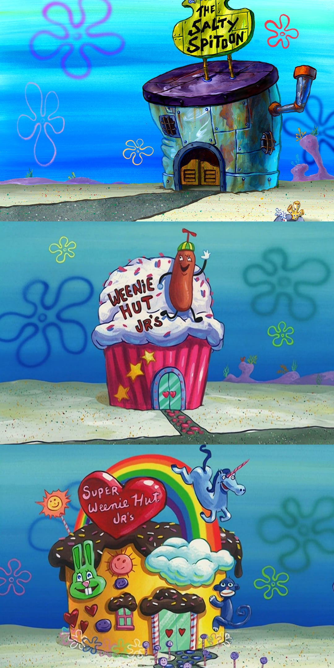 spongebob hut