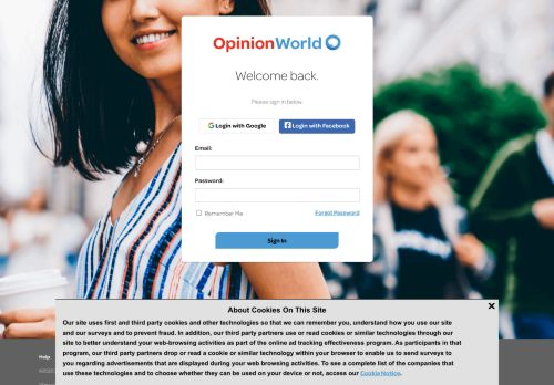 opinionworld login