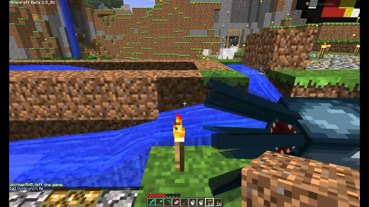 minecraft how to catch squid