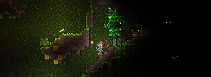 terraria how to mine chlorophyte