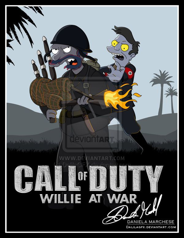 call of duty simpsons